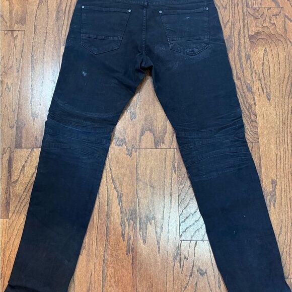 Great condition Jordan Craig Legacy edition black denim jeans, size 34 x 34 - Picture 3 of 5